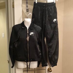 Nike Air Sheer Black Tracksuit Set